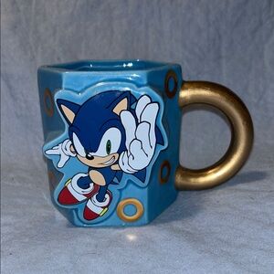 Sonic the Hedgehog Coffee Mug by Zak Designs. NEW 16 OZ.
